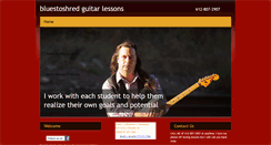Desktop Screenshot of bluestoshredguitarlessons.com